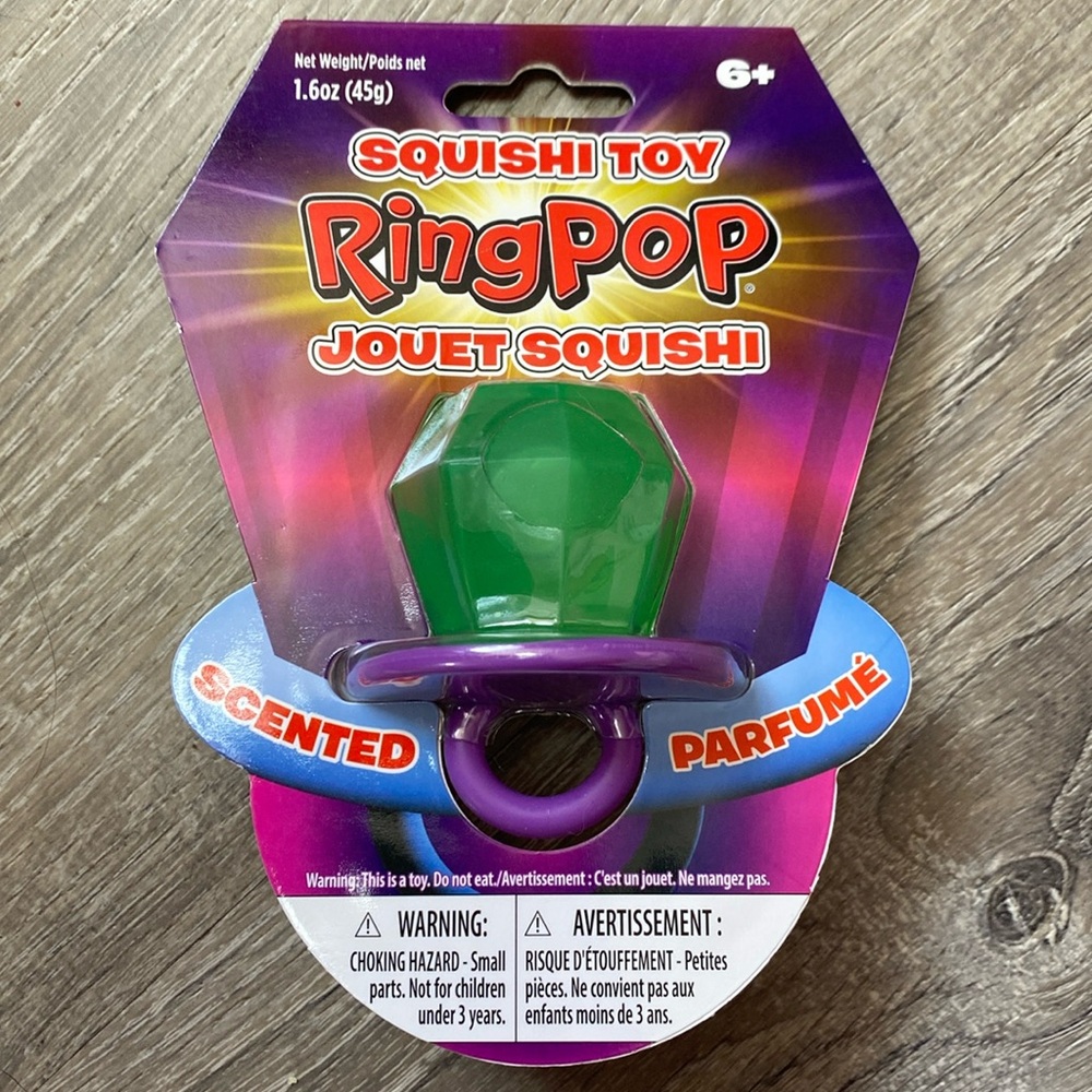 BAZOOKA RingPop SQUISHI Toy Scented